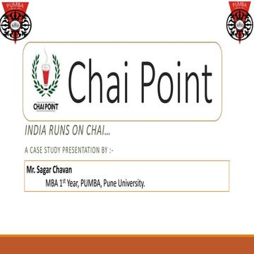 Chai Point - Marketing Mix Case Study & Business Analysis