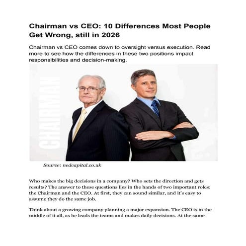 Role of ‘ceo’ | PPT