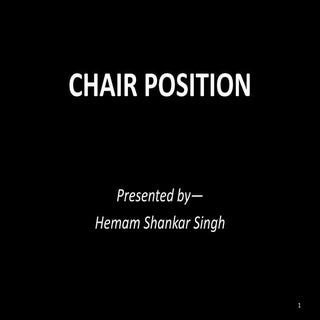 dental Chair position