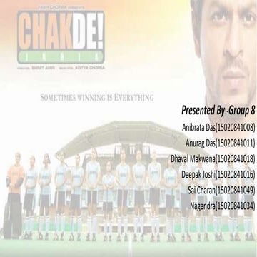 Chak de india g8
