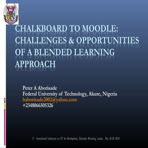 Chalkboard to moodle