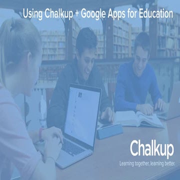 Chalkup + Google Apps for Education
