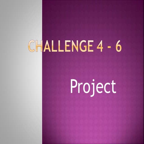 Challenge 4 6 project