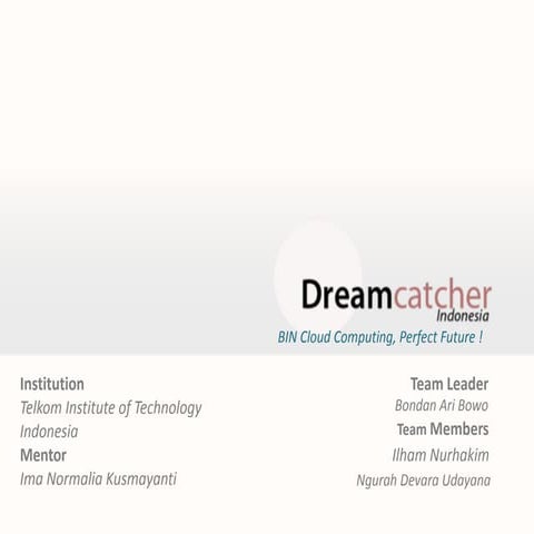 [Challenge:Future] BIN Cloud Computing, Perfect Future !