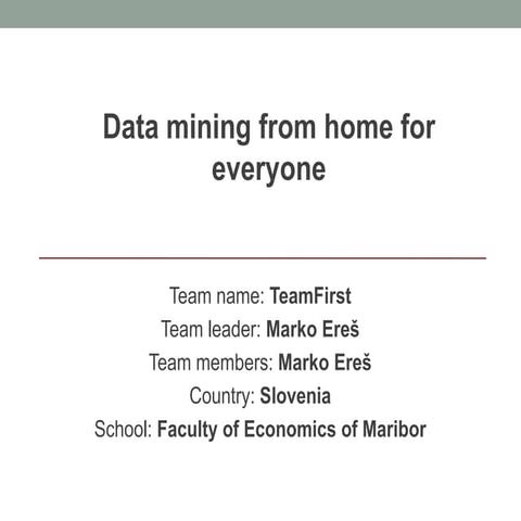 [Challenge:Future] Data mining for everyone