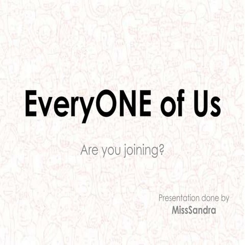 [Challenge:Future] Everyone of us!