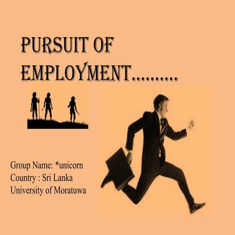 [Challenge:Future] Pursuit of Employment