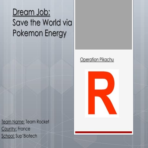 [Challenge:Future] Team-Rocket: My Dream Job