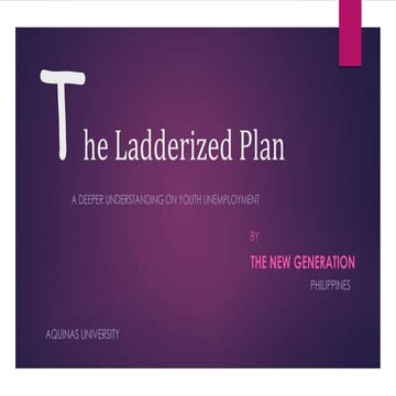 The ladderized education program | PPTX