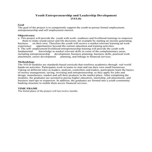 DTI Youth Entrepreneurship Program (YEP) | PPTX