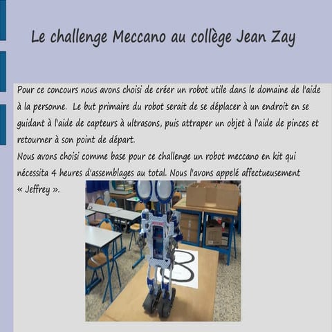 Challenge meccano jeffrey
