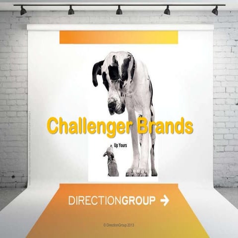 Challenger Brands slideshare by DirectionGroup 