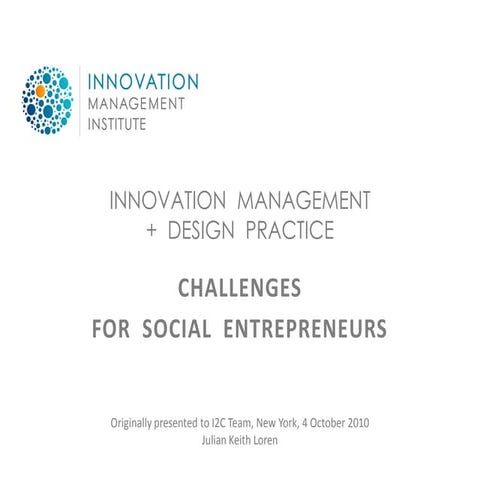 Design For Social Impact: An Overview of a Movement | PDF