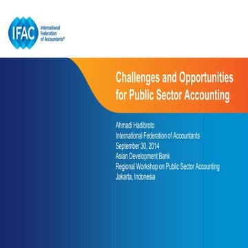 Challenges and Opportunities for Public Sector Accounting 