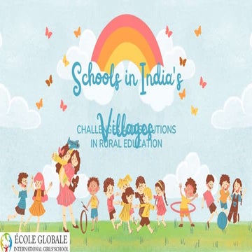 Challenges and Solutions in Rural Education Schools in India's Villages ...