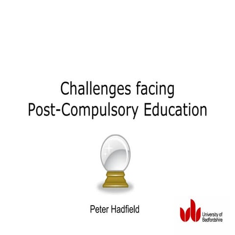 Challenges Facing Pce Study Day 14 Nov 09 For Web