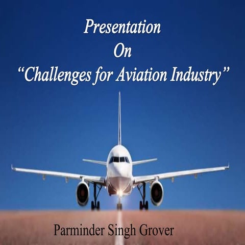 Challenges for aviation industry in india