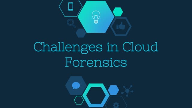 Challenges in Cloud Forensics