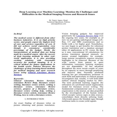 Challenges in deep learning methods for medical imaging - Pubrica