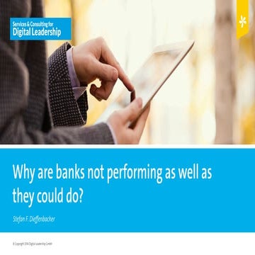 Digital banking: Why are banks not performing as well as they could  do?