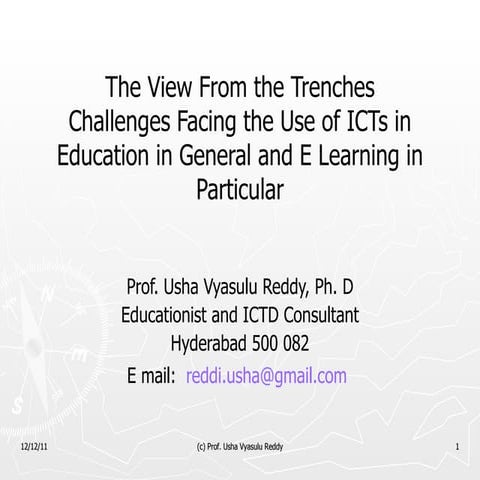 Challenges in ICT for Education