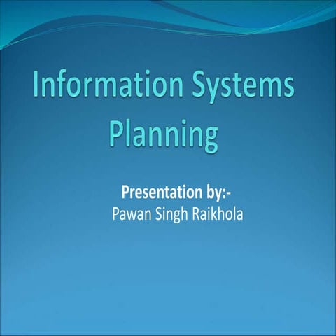 Challenges in planning