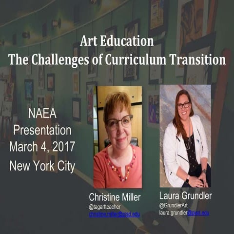 Art Education - The Challenges of Curriculum Transition