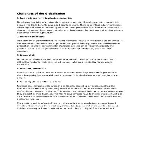 Globalization | PPTX