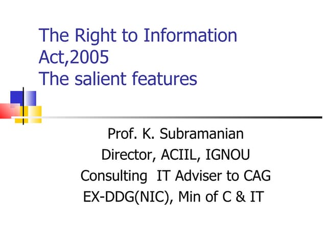 Challenges Of Implementing Rti In Government Space