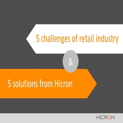 Challenges of the Retail Industry | PDF