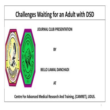 Challenges Waiting for an Adult with DSD [Autosaved].pptx