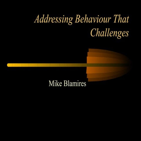 Challenging behaviour plus Adlerian Briefing