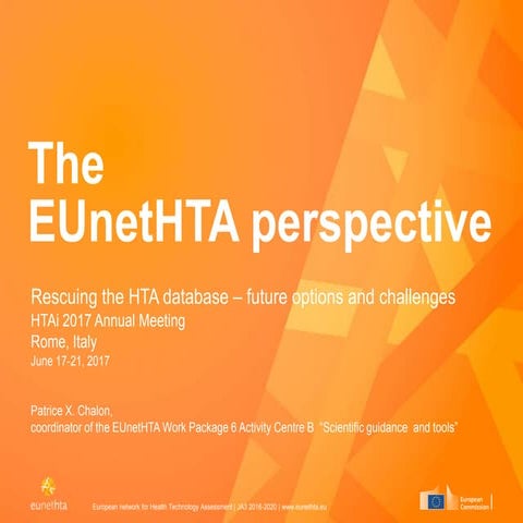 The EUnetHTA perspective on the HTA database
