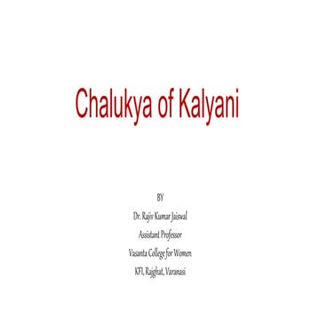 Chalukya of kalyani