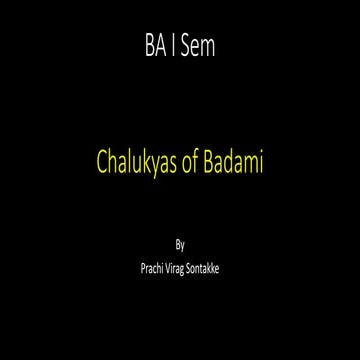 Chalukyas of badami pdf