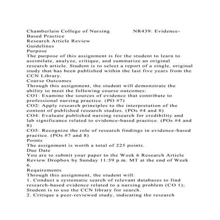 Chamberlain College of NursingNR439 Evidence-Based PracticeRe.docx