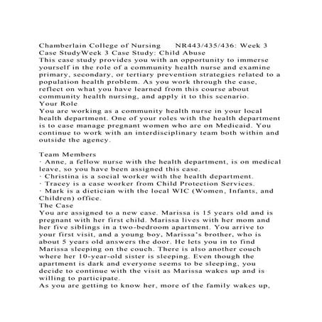 Chamberlain College of NursingNR443435436 Week 3 Case StudyWee.docx