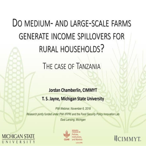 Do medium and large-scale farms generate income spillovers for rural househol...