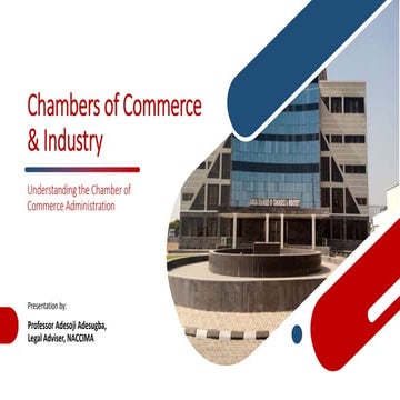 Understanding the Chamber of Commerce Administration