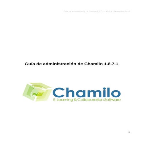 Chamilo 1.8.7.1 Manual del administrador - ES