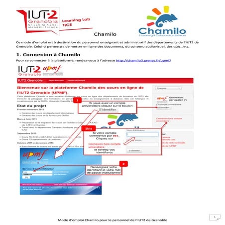 Chamilo - Mode emploi etudiant | PDF