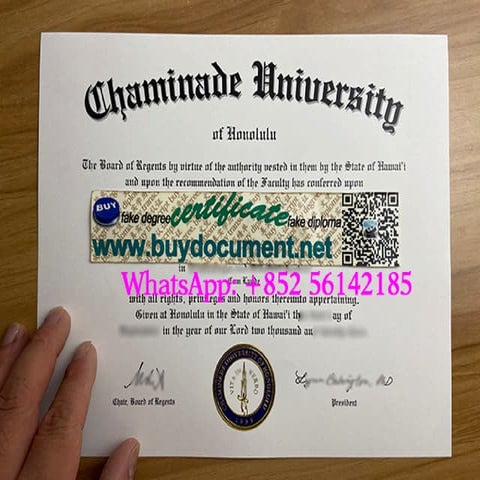Buy Chaminade University of Honolulu diploma