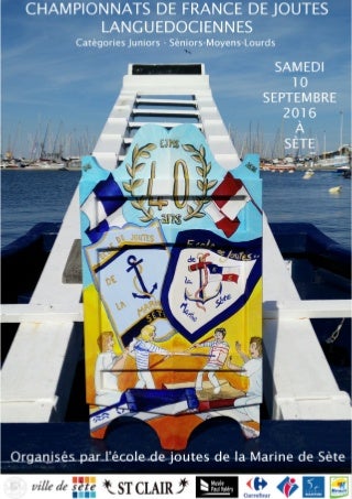 Championnats de france joutes de languedociennes 2016