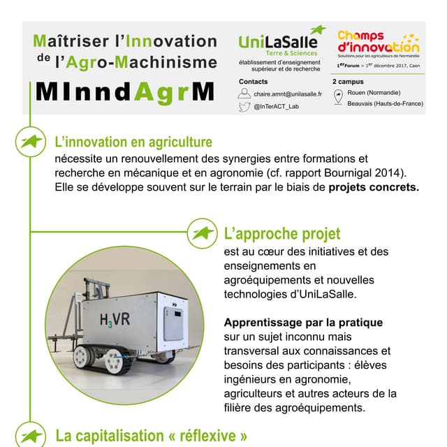 Champs d'innovation - MInndAgrM