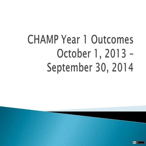 CHAMP Year 1 Outcomes  Leadership Committee December 5 2014