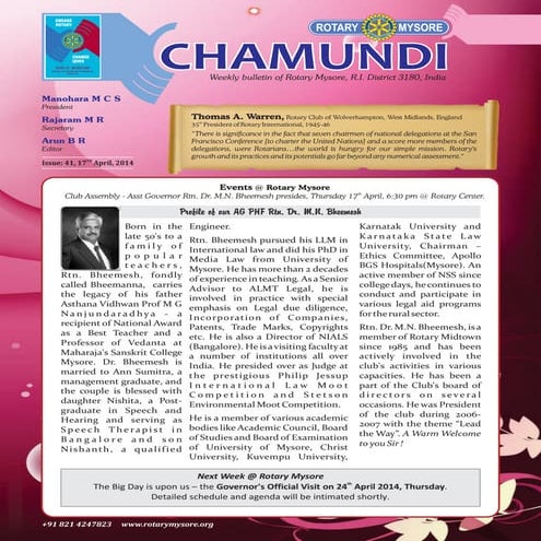 Chamundi #41 dt 17Apr2014