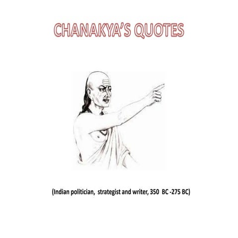 Chanakya’s quotes