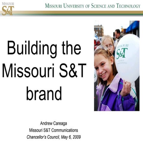 Building the Missouri S&T brand