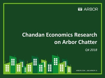 Chandan Economics Research on Arbor Chatter 2018 q4