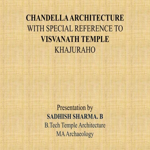 Khajuraho Temple Architecture